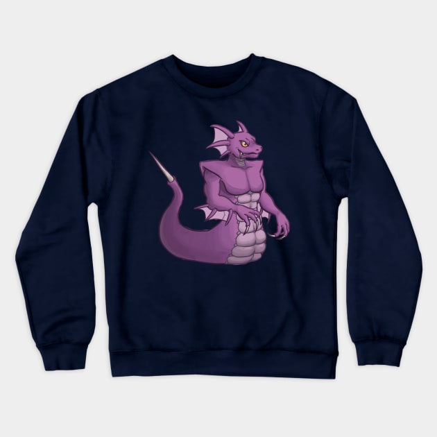 Battle Hungry Serpent Crewneck Sweatshirt by ZioCorvid